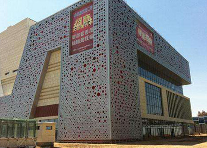 商場(chǎng)藝術(shù)雕花鋁單板